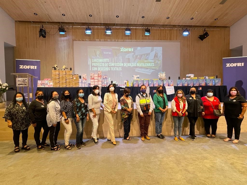 ZOFRI S.A. impulsa proyecto de mujeres emprendedoras para tratar residuos textiles
