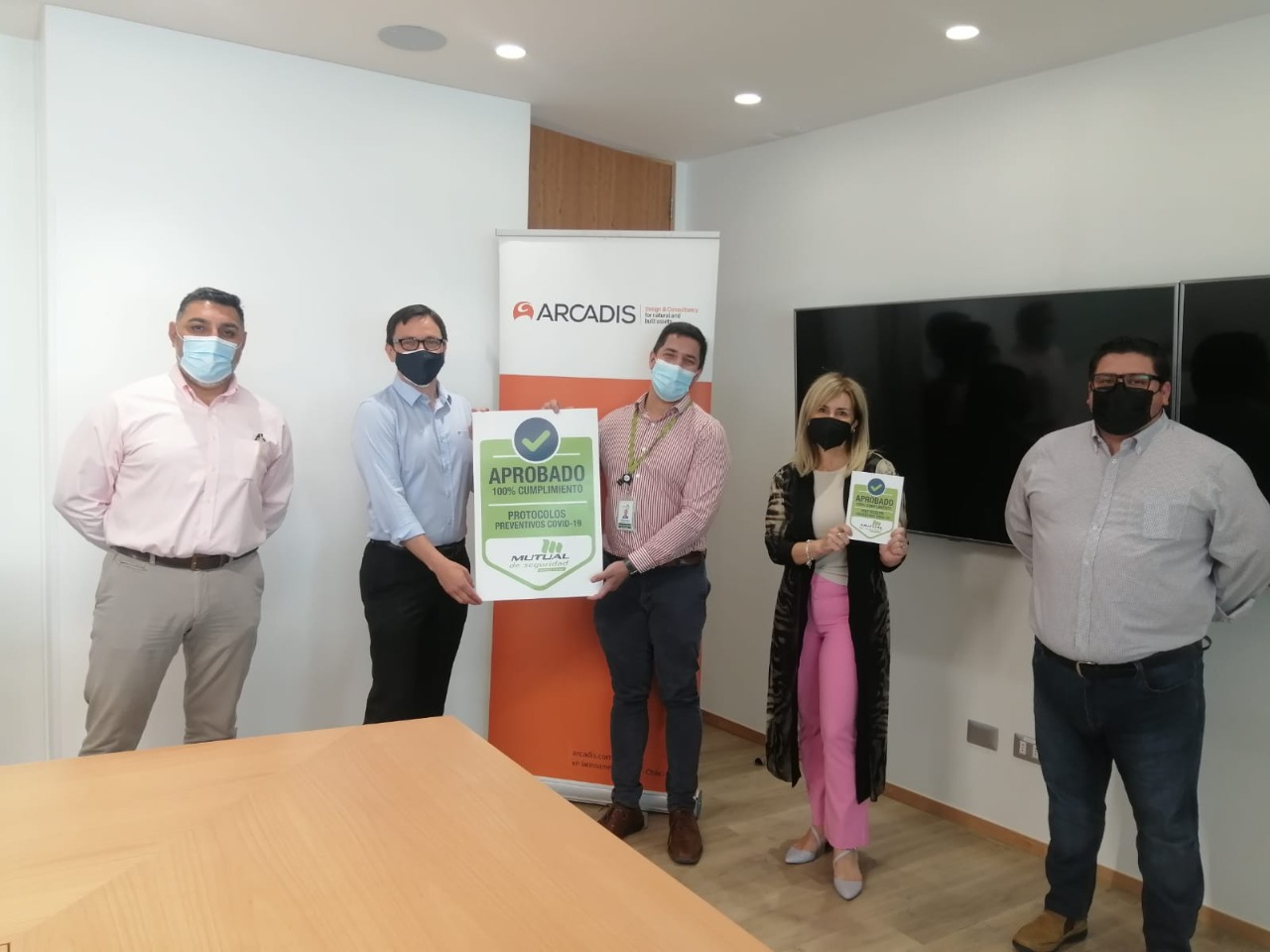 Arcadis Chile recibe el Sello Covid 19