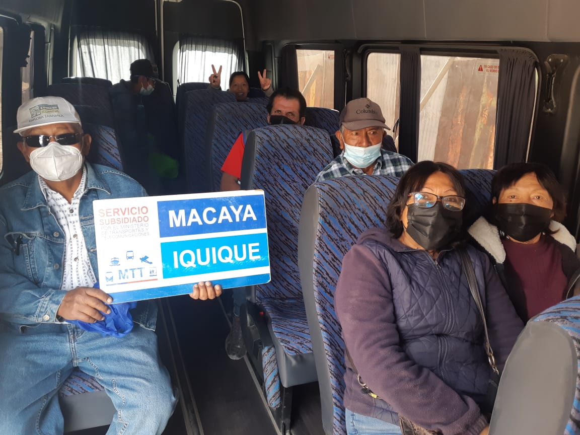 En Tarapacá 38 servicios de transporte rural funcionarán gratis durante las elecciones presidenciales
