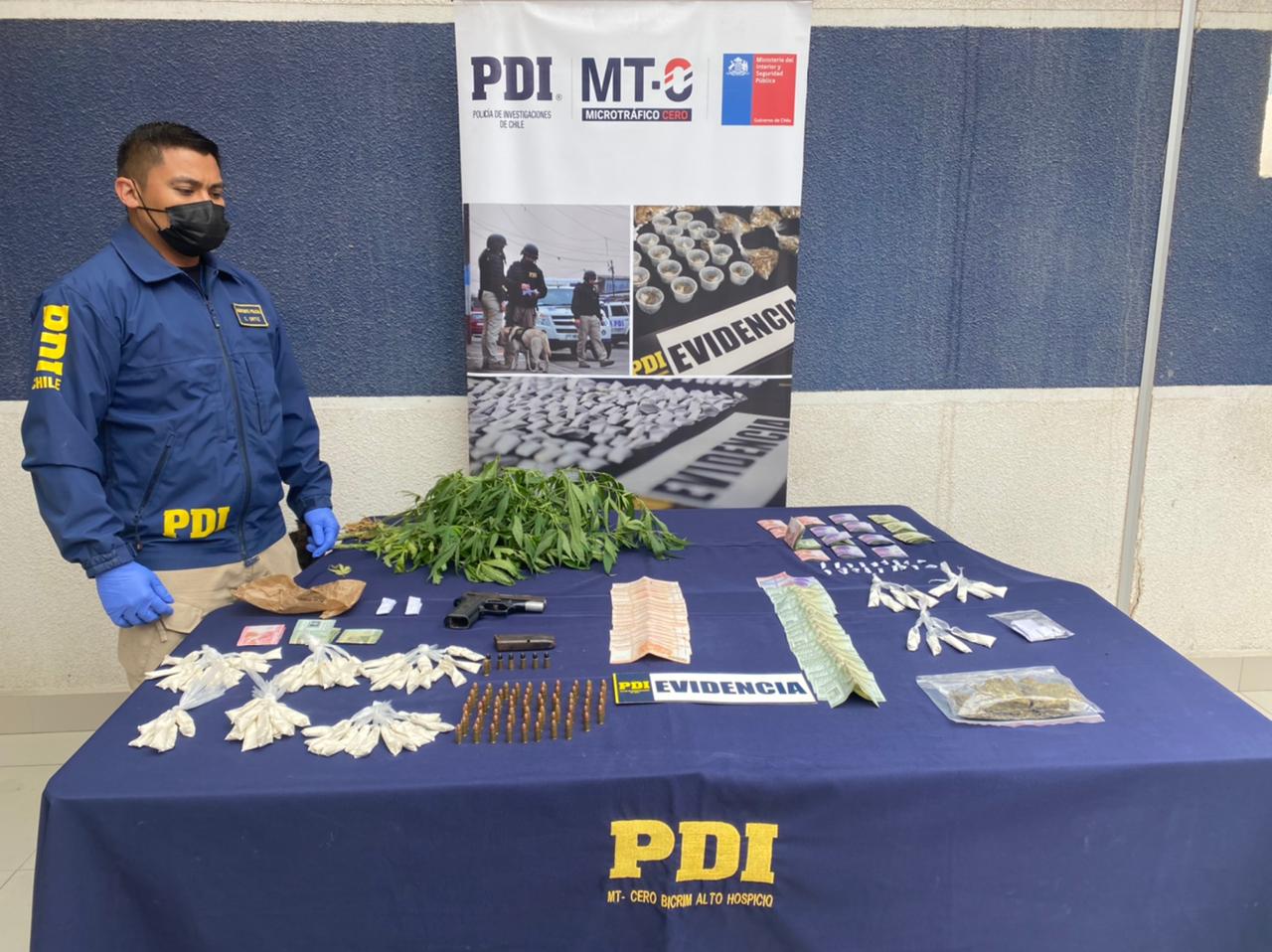 BICRIM y MT-O de la PDI allanaron 5 domicilios en El Boro de Alto Hospicio