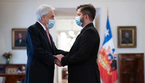 Presidente Piñera sostuvo reunión de trabajo con el Presidente electo Gabriel Boric