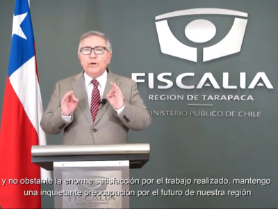 Fiscal Regional de Tarapacá: “enfrentar la criminalidad requiere de una política de Estado”