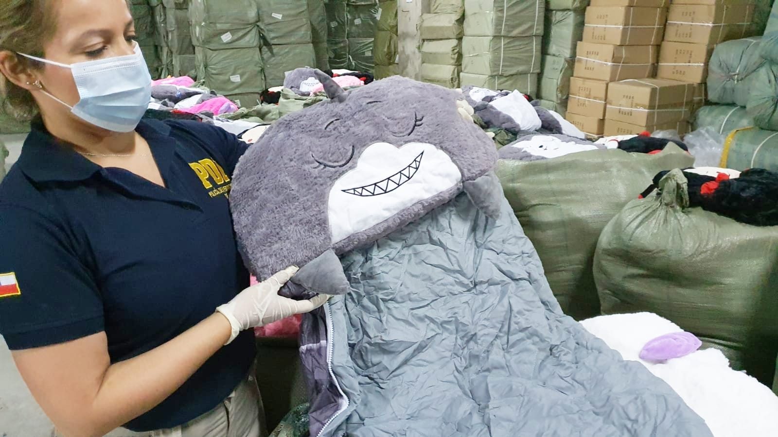 PDI Tarapacá incautó 2 mil sacos de dormir avaluados en 60 millones de pesos