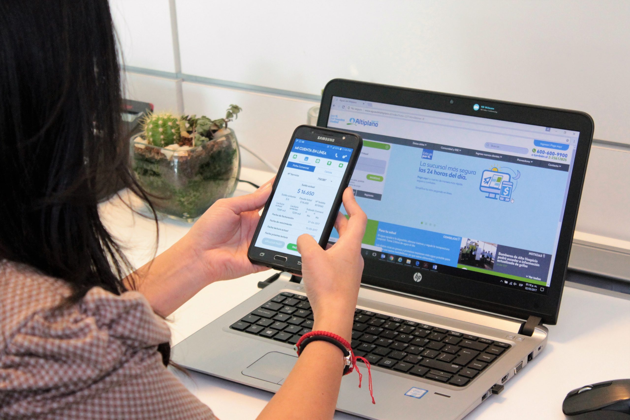 Aguas del Altiplano invita a usar plataformas digitales para consultas y trámites