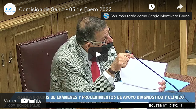 Directo a Sala del Senado moción que prohíbe informar deudas de salud