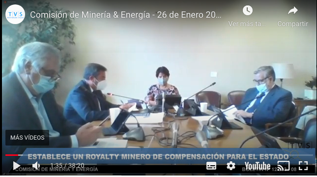Royalty minero: Comisión de Minería despachó el proyecto