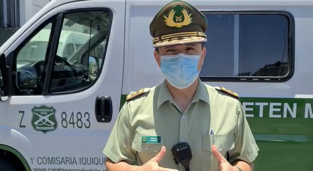 Balance de Carabineros de Tarapacá del paro general en Iquique