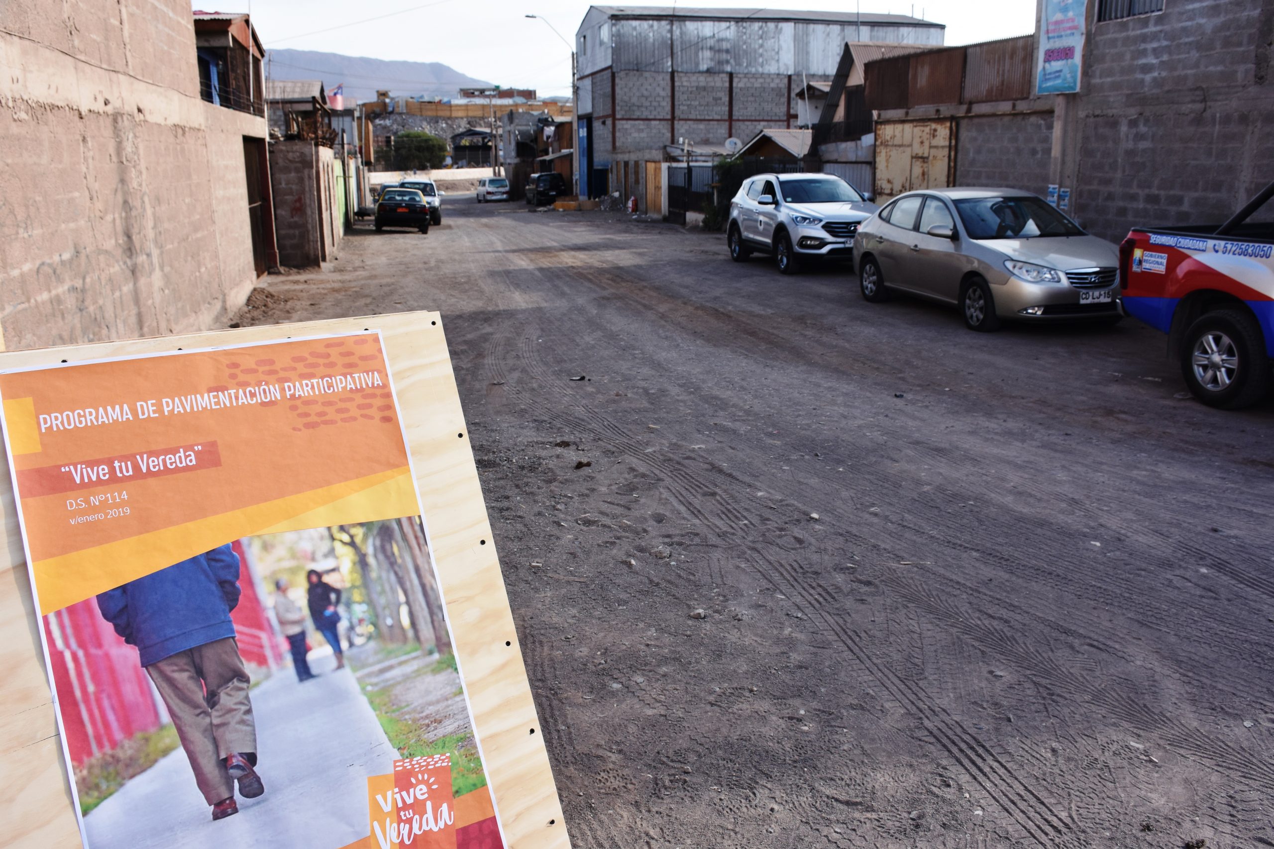 MINVU anunció pavimentación de 5,4 kilómetros de calles, pasajes y veredas en la región de Tarapacá