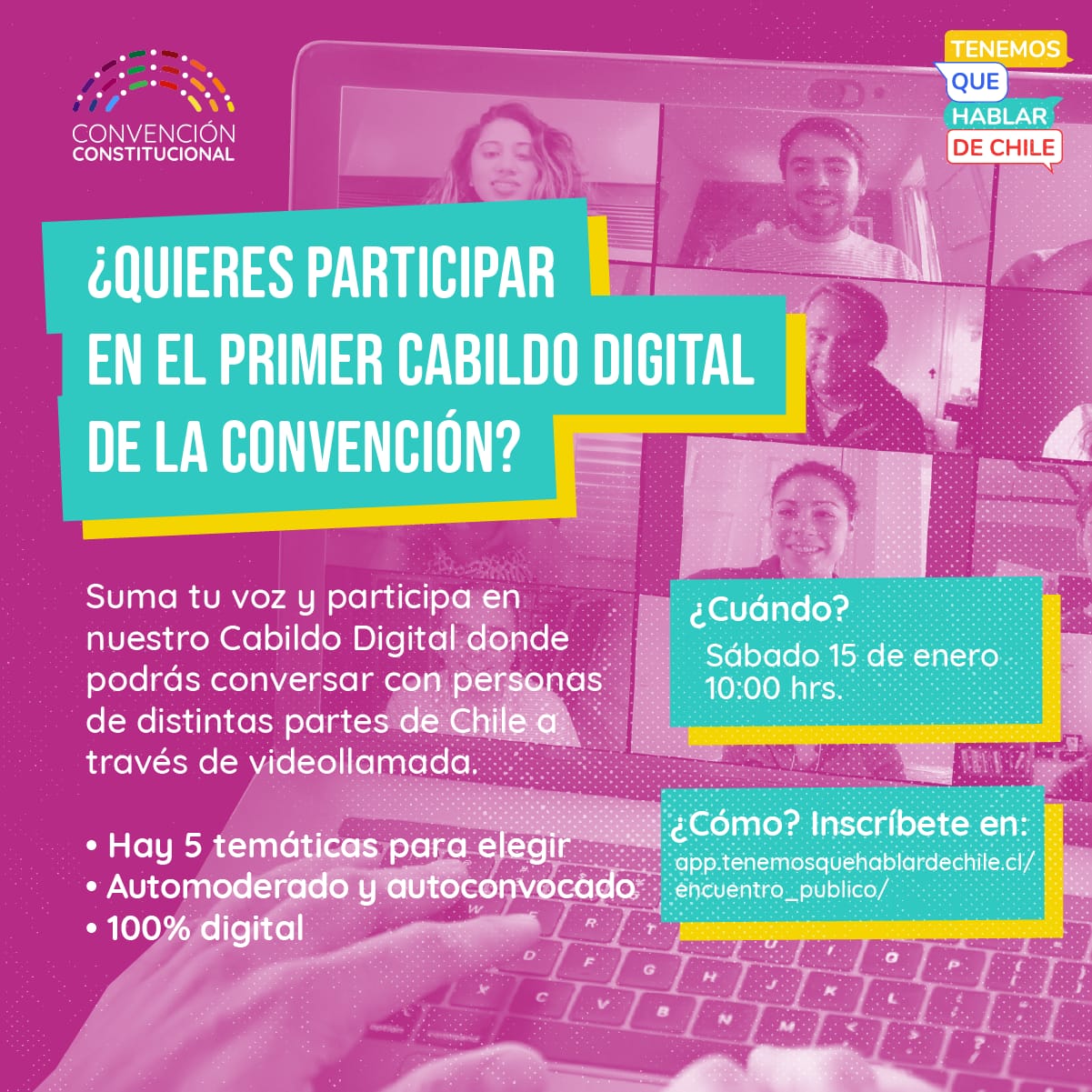 Cabildos Constituyentes Cabildo digital de la Convención