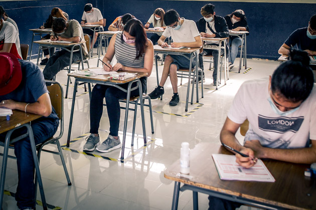 Resultados de Puntajes Prueba de Transición