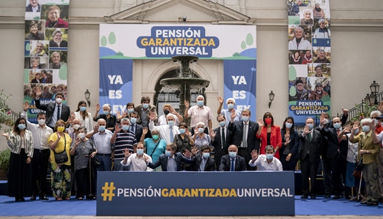 Presidente Piñera anunció publicación de la Pensión Garantizada Universal, que beneficiará a 2,5 millones de personas