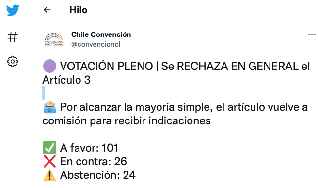 Pleno de la Convención Constitucional rechaza normas sobre propiedad de medios de comunicación