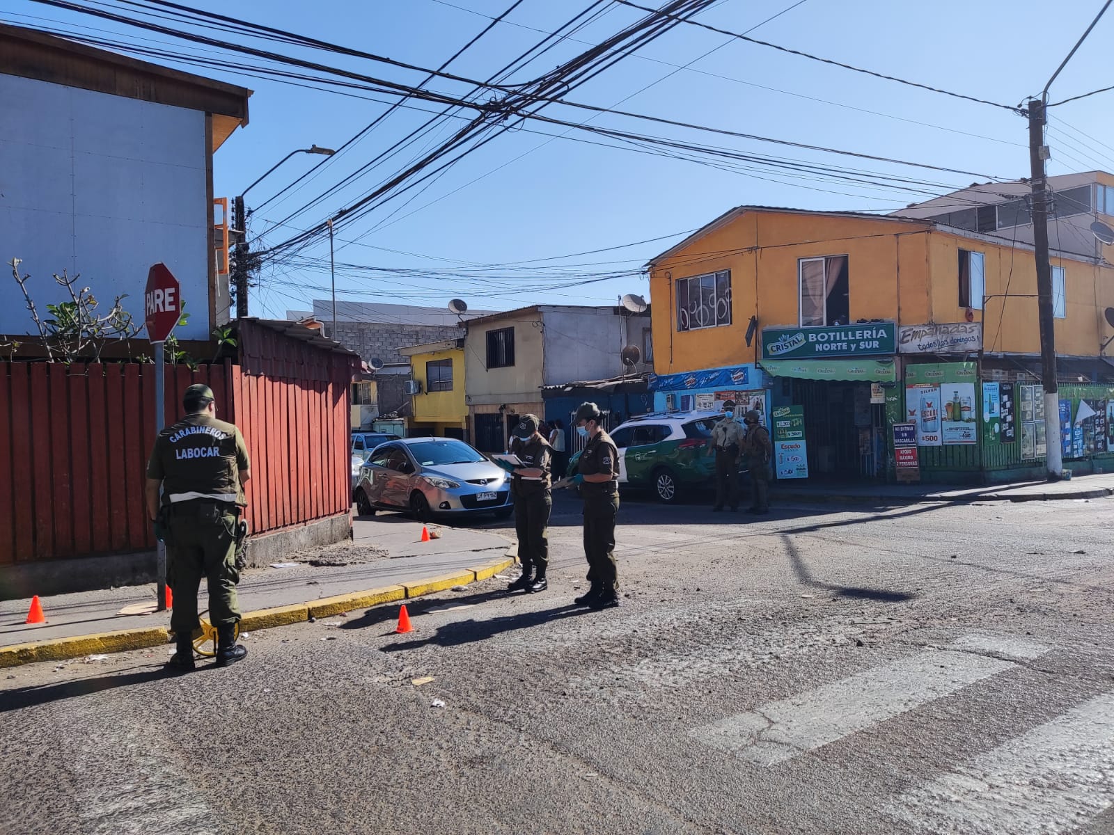 Detenido por homicidio frustrado contra carabinero de servicio en calle «Tomás Bonilla» con «Arturo Pérez Canto» 