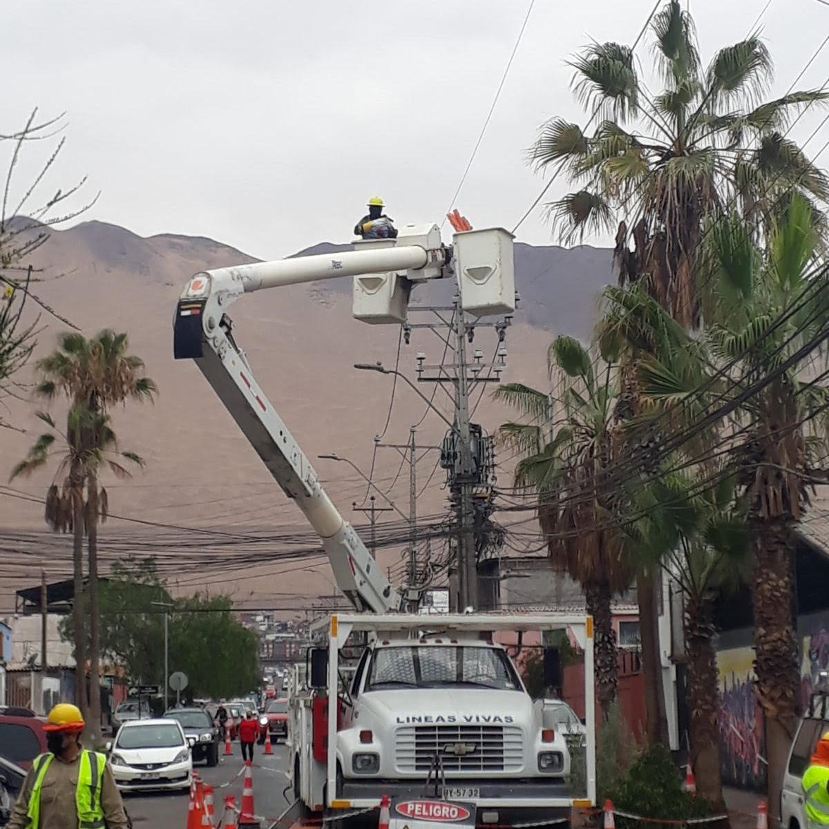 CGE realizó en 2021 más de 650 trabajos de mejora y mantenimiento de infraestructura en redes eléctricas en la región de Tarapacá