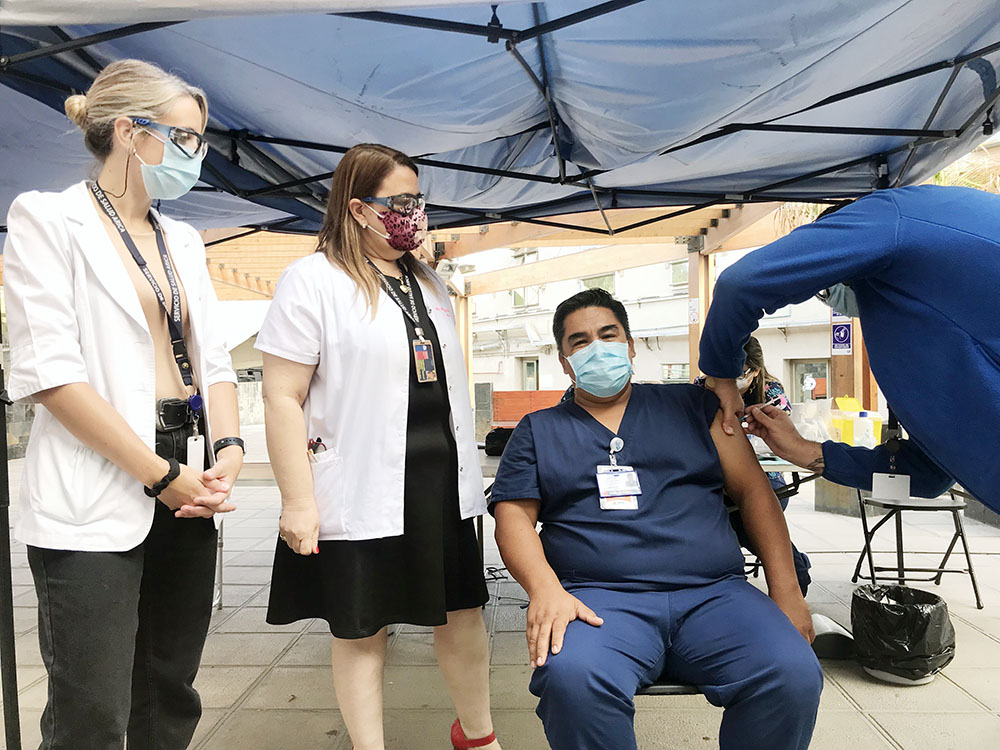 Comenzó vacunación contra la influenza en los trabajadores de la salud