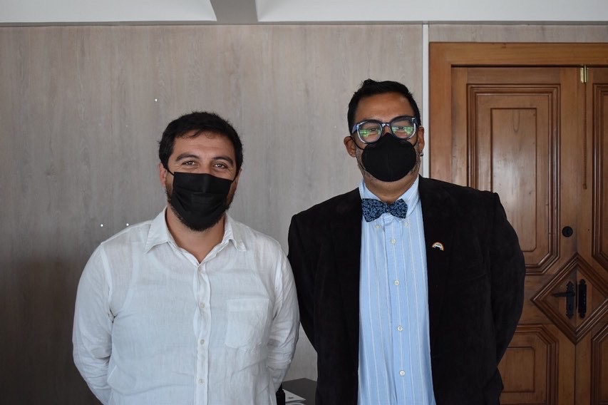 Delegado presidencial presentó al nuevo seremi de Salud.