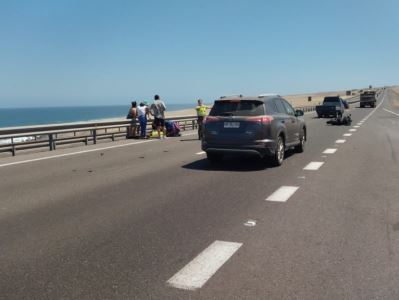 Tarapacá: En prisión preventiva quedó motorista que atropelló a carabinero en ruta costera