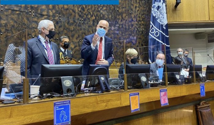 Alvaro Elizalde asume como presidente del Senado; vicepresidenta Luz Ebensperger