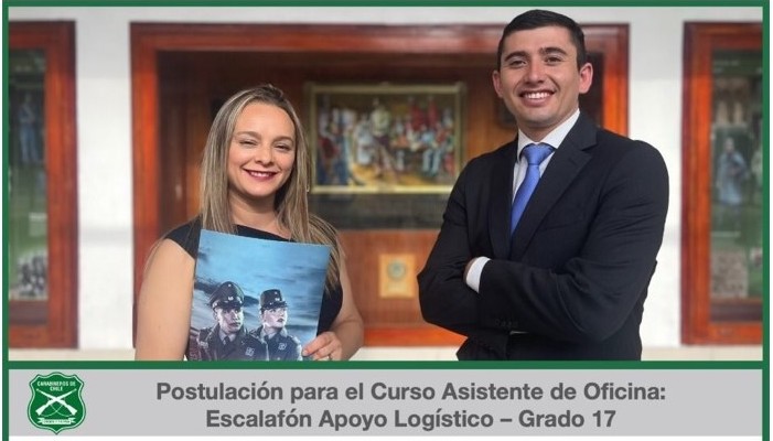 ￼Carabineros abre postulaciones para asistentes de oficina
