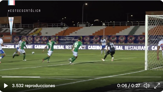 Universidad Católica perdió 3-1 con Cobresal