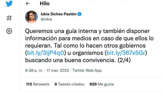 Izkia Siches por «manual» para medios: «No tiene nada que ver con coartar la libertad de expresión»