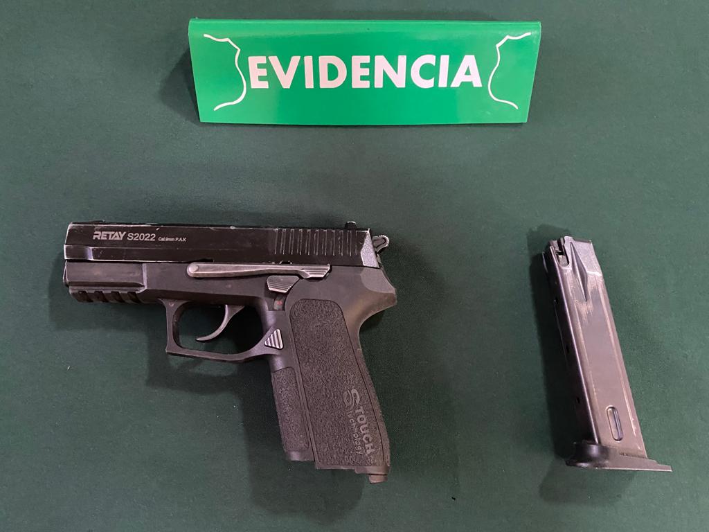 Detenidos por receptación y porte de arma de fuego en sector de Primeras Piedras