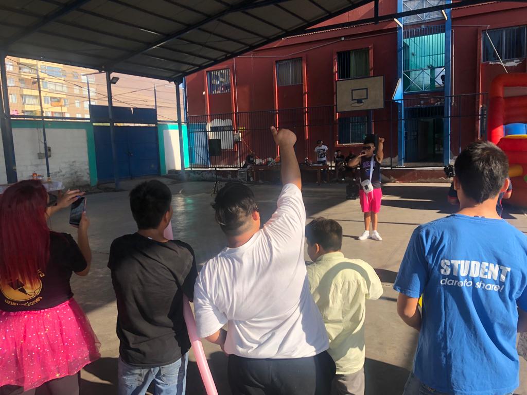 Niños y adolescentes de la Residencia Teniente Merino disfrutaron de una jornada de entretención￼