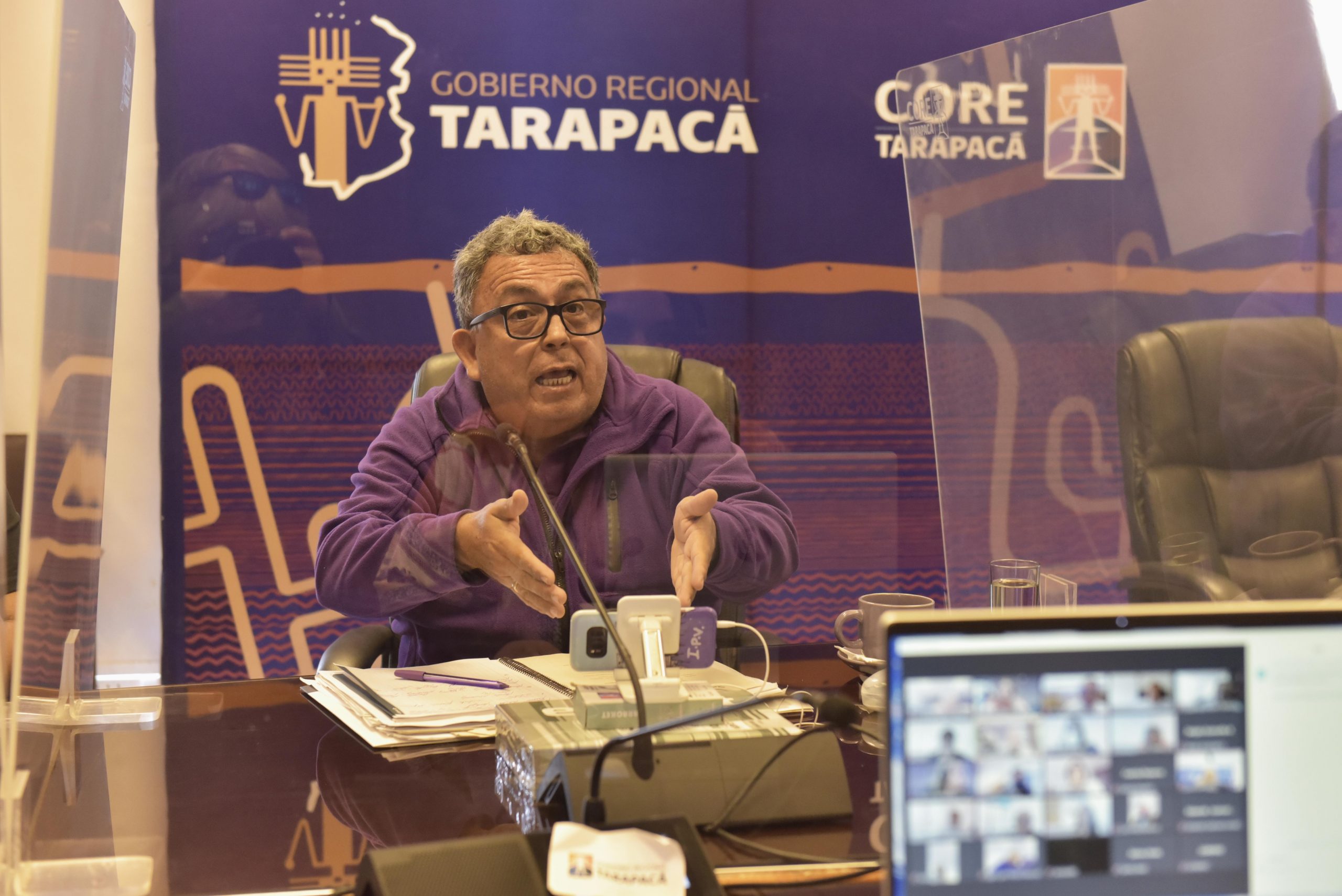 CORE Tarapacá: Iván Pérez será presidente de Comisión Régimen Interno en primer período y Claudia Hernández en el segundo