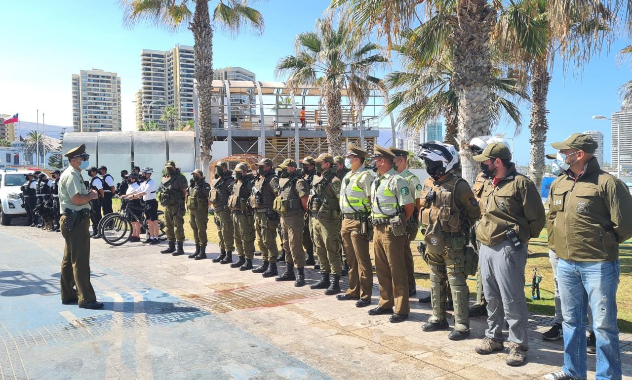 Balance del periodo veraniego: Carabineros detuvo a 2 mil 263 personas en región de Tarapacá