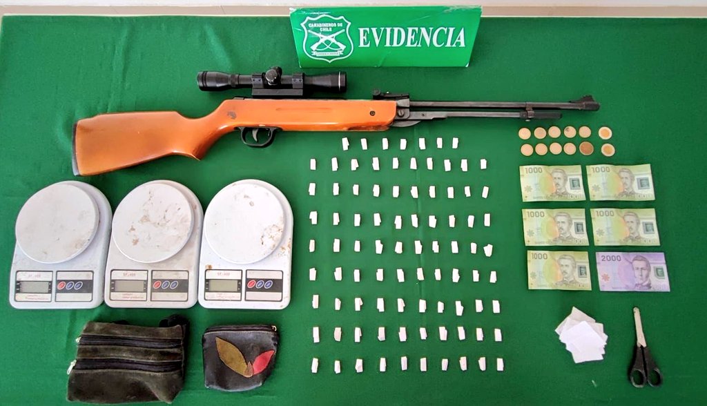 Detenidos por orden vigente e infracción a la Ley de Drogas en La Tirana