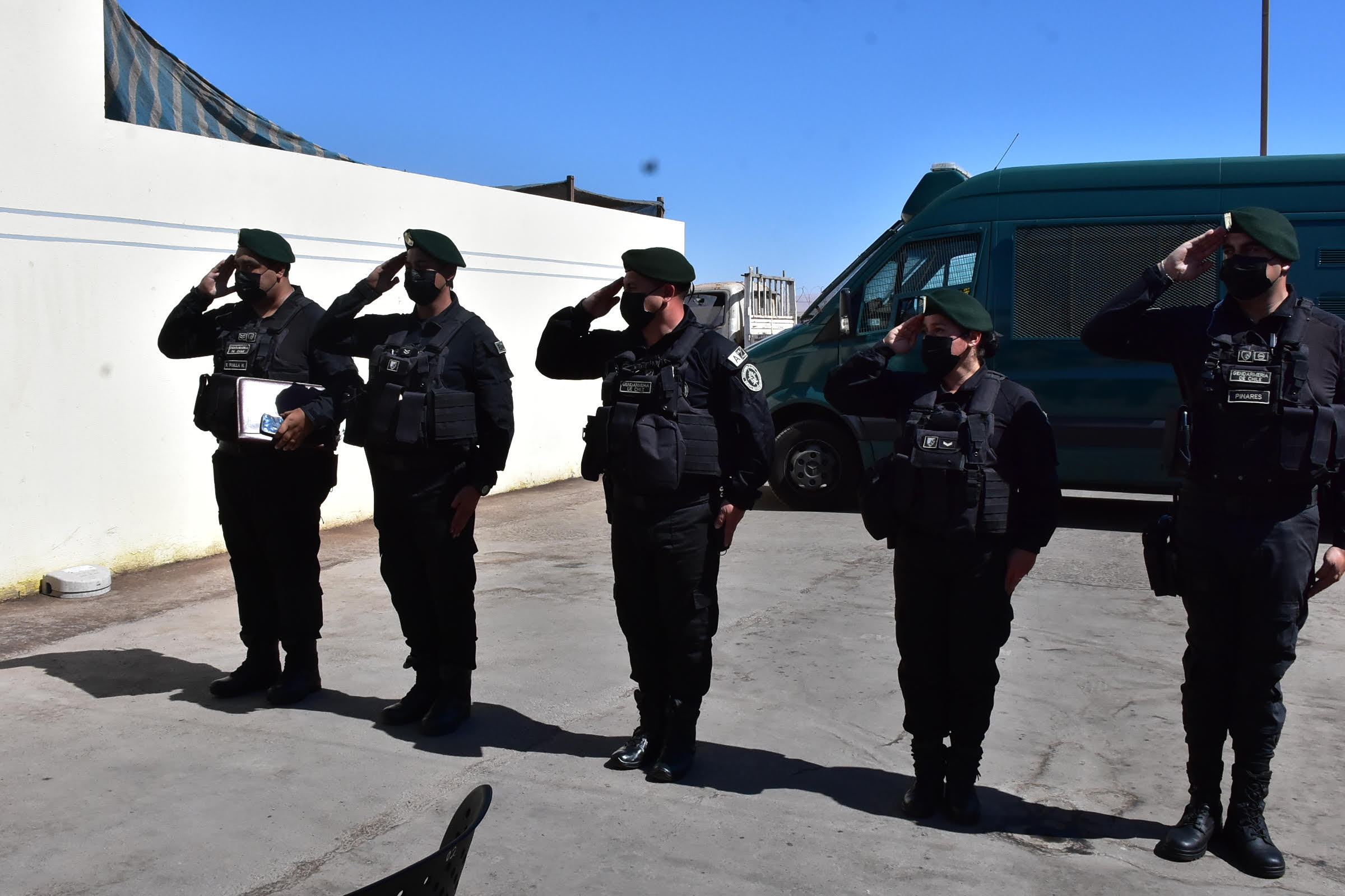 Unidad canina de Gendarmería despidió a su ejemplar Eros 