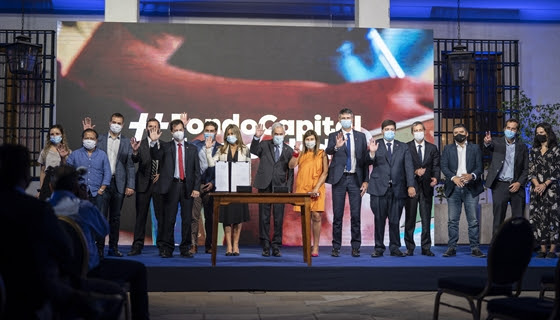 Presidente Piñera firma proyecto de Ley que fomenta el financiamiento de emprendimientos￼