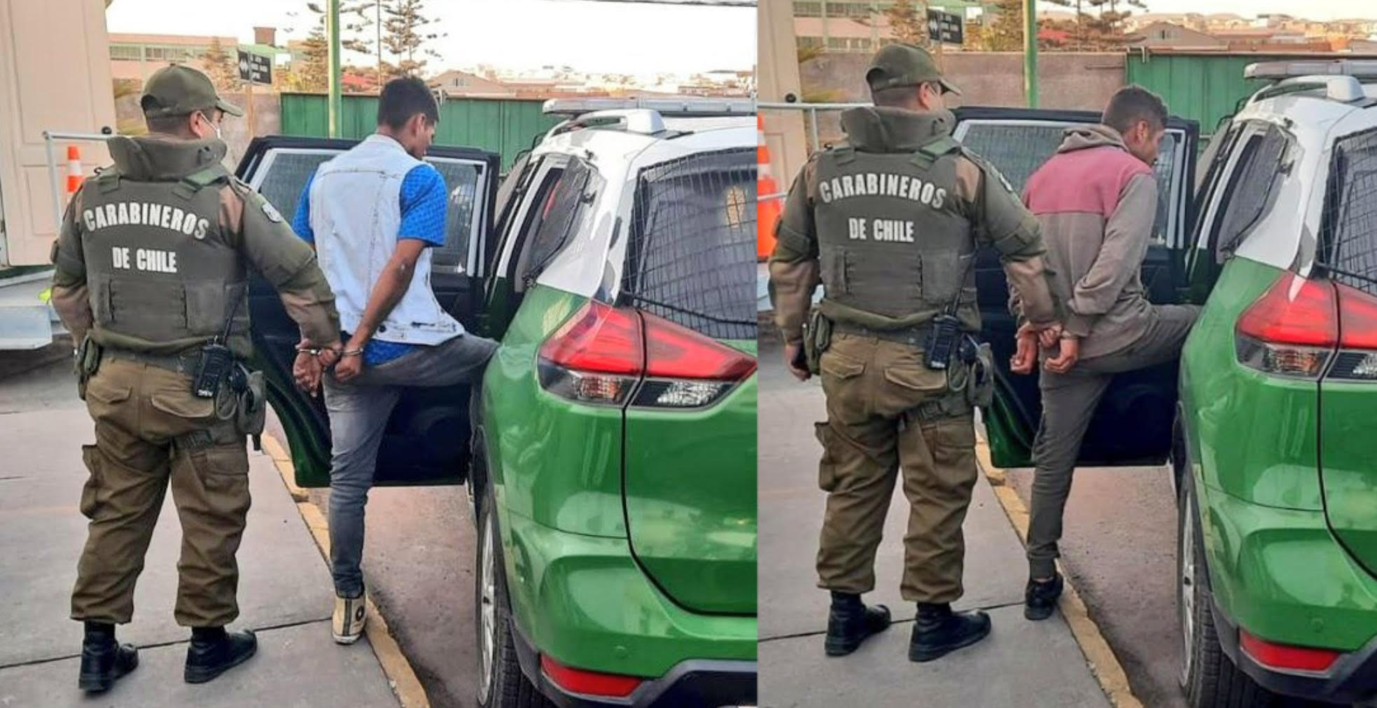 Detenidos por porte de arma de fuego, amenazas de muerte a carabineros de servicio y robo de especie fiscal