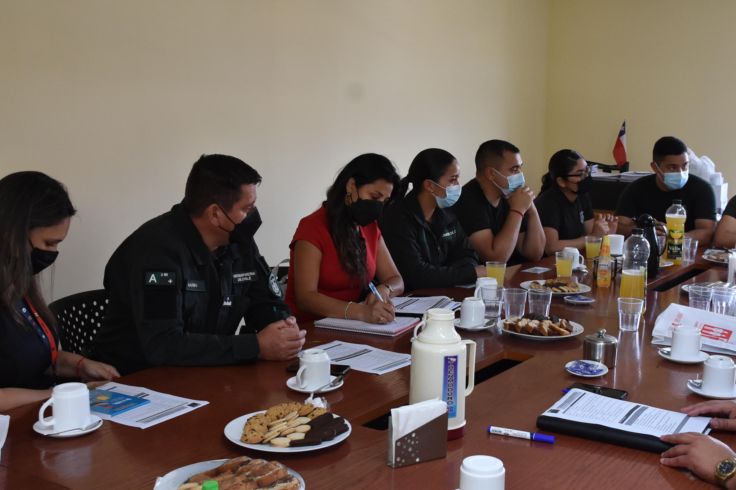 Equipo Preventivo de Gendarmería inició conversatorio con funcionarios