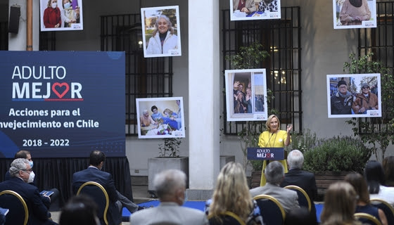 Primera Dama realizó balance del programa Adulto Mejor