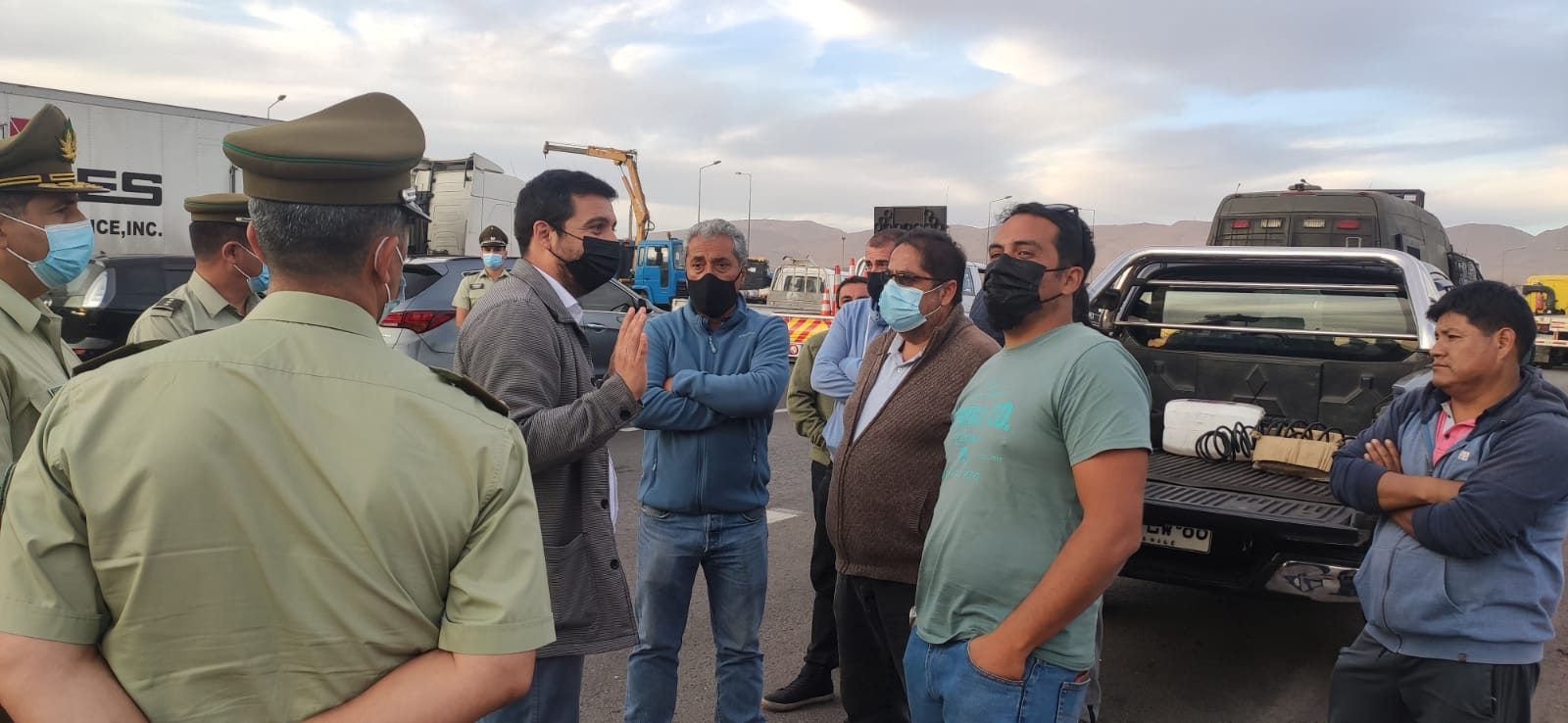 Delegado presidencial Daniel Quinteros confirmó presentación de dos querellas:  “Todas las rutas están habilitadas”