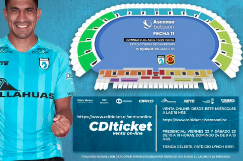 Deportes Iquique recibe a Rangers en Estadio «Tierra de Campeones Ramón Estay»