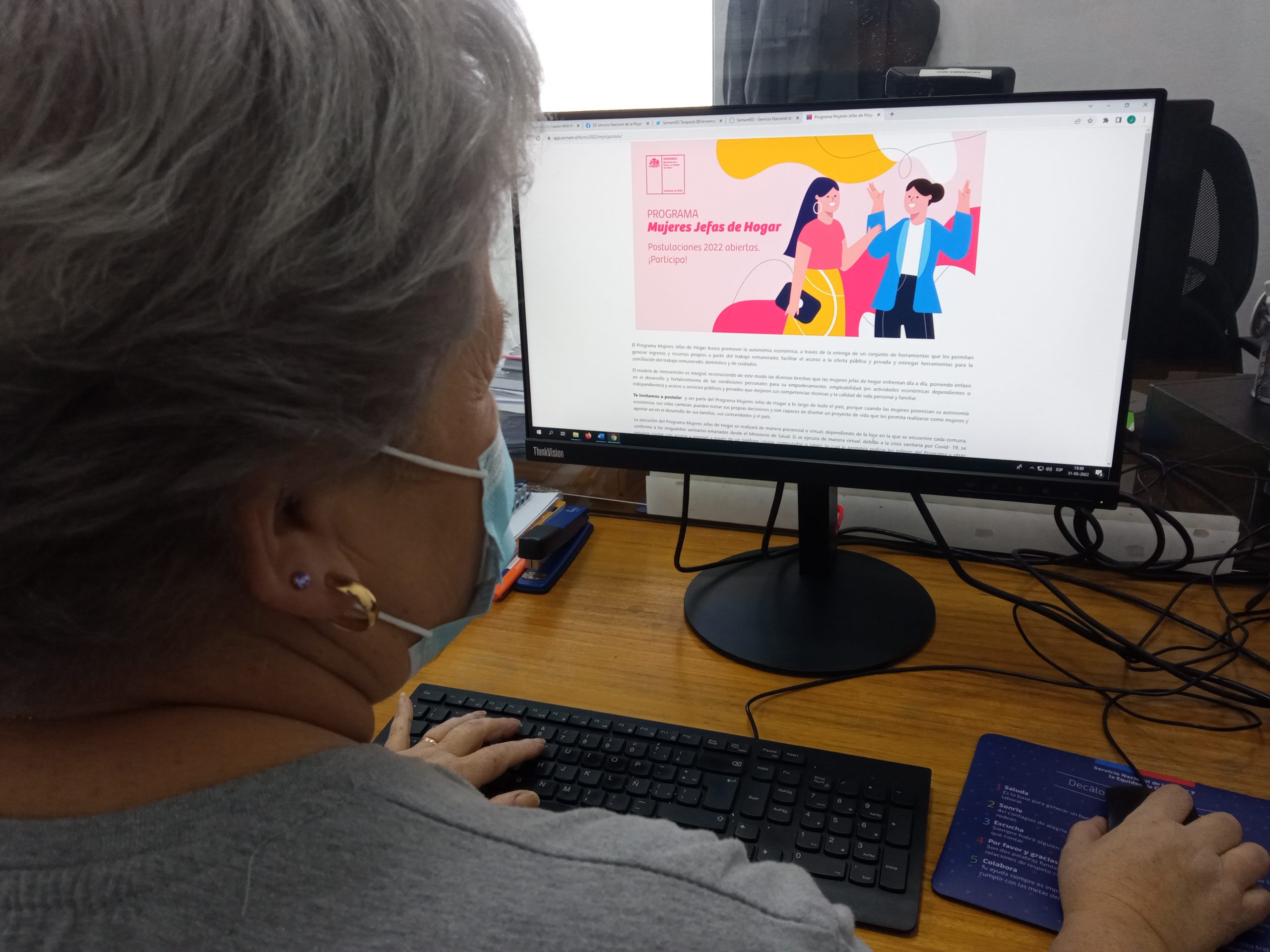 Aún quedan 20 cupos disponibles para postular al Programa Mujeres Jefas de Hogar de Pica