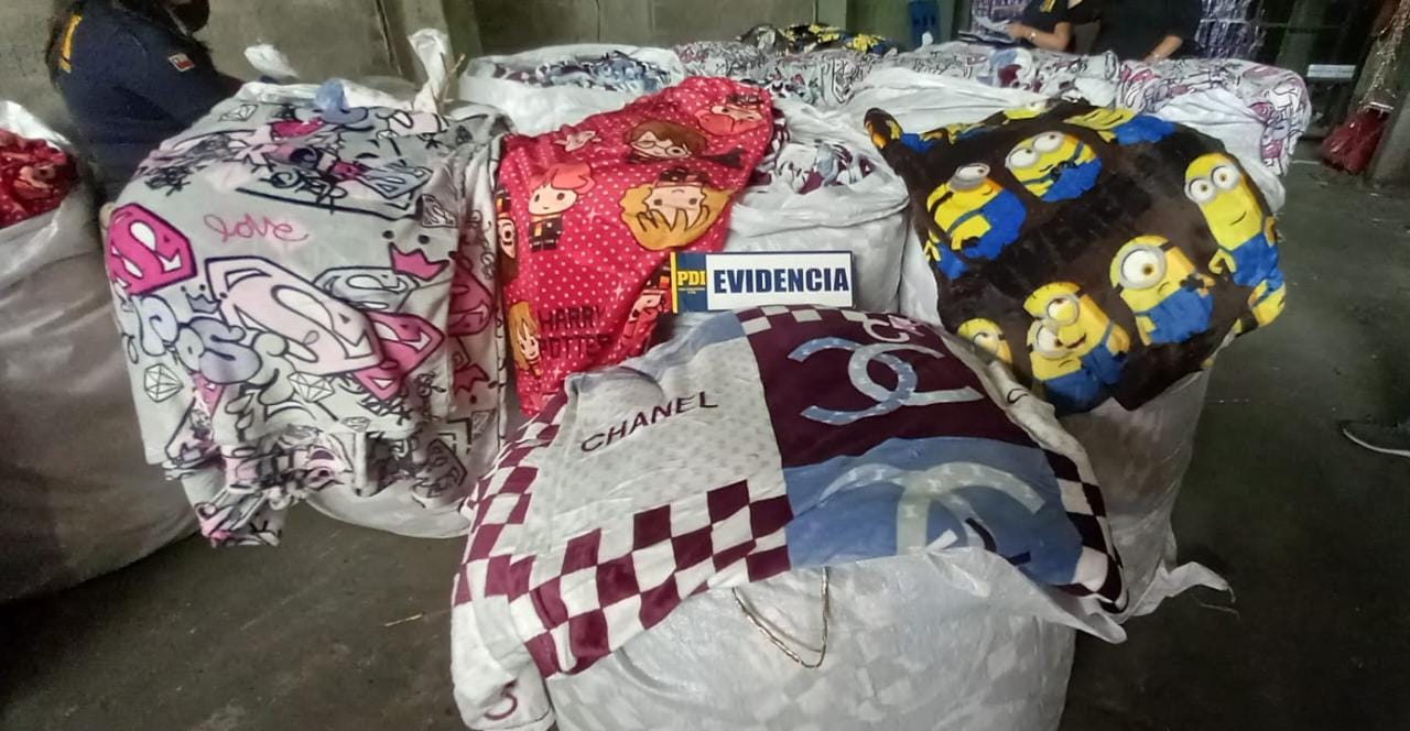 PDI Tarapacá realiza incautación por infracción a Ley de Propiedad Intelectual e Industrial en ZOFRI