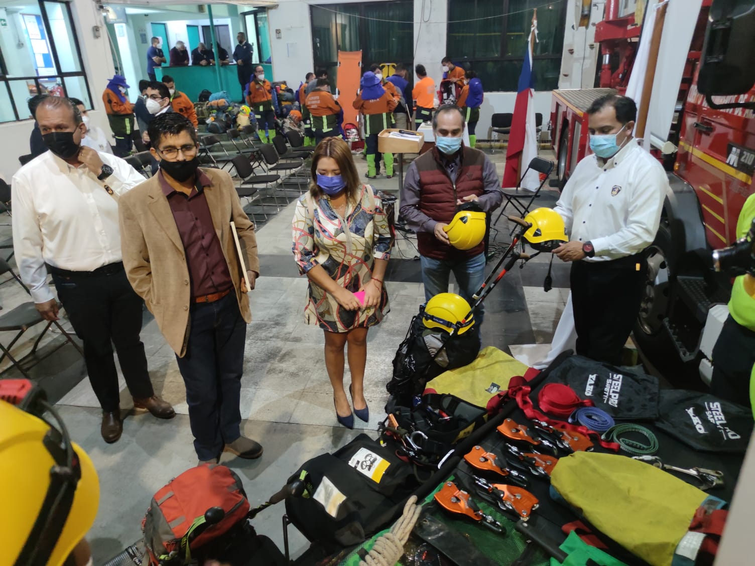 Grupo de Rescate Kunturo del Cuerpo de Bomberos cumplió un año al servicio de la comunidad