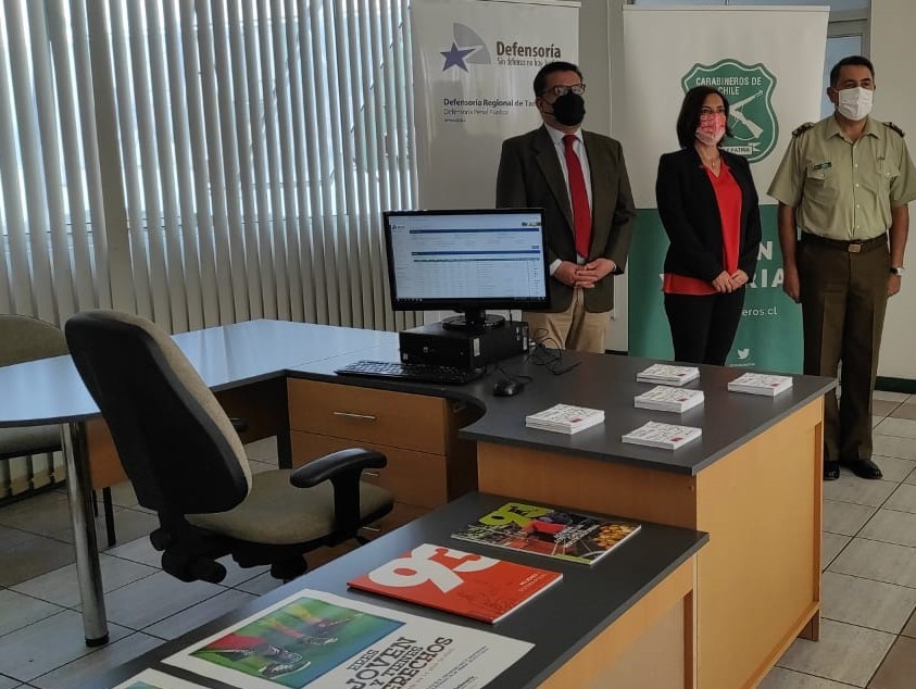 Defensoría y Carabineros inauguran salas de atención de defensa en comisarías de la Región de Tarapacá