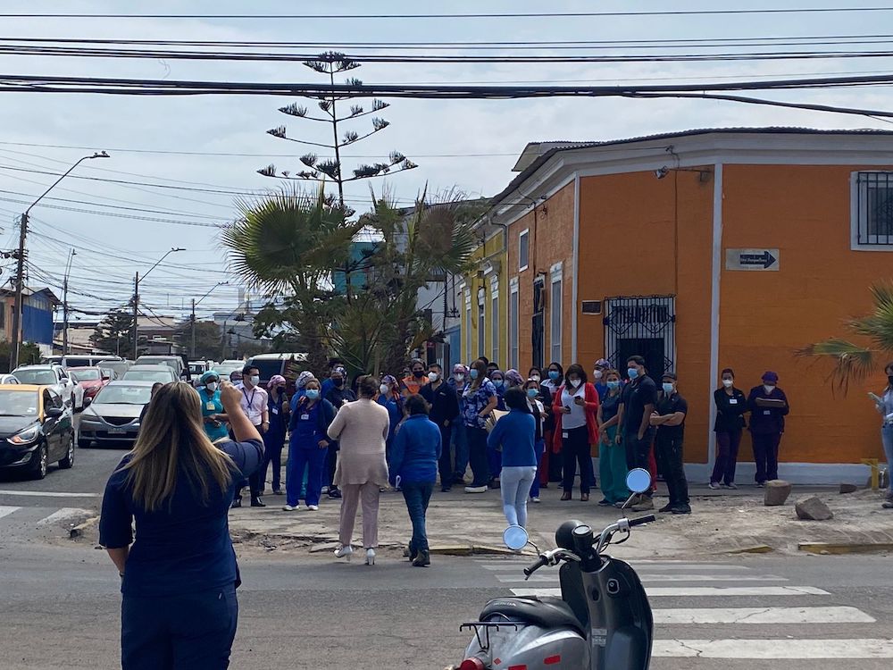 Clínica Tarapacá realizó exitoso simulacro de incendio de gran magnitud en conjunto con servicios de emergencia de la región