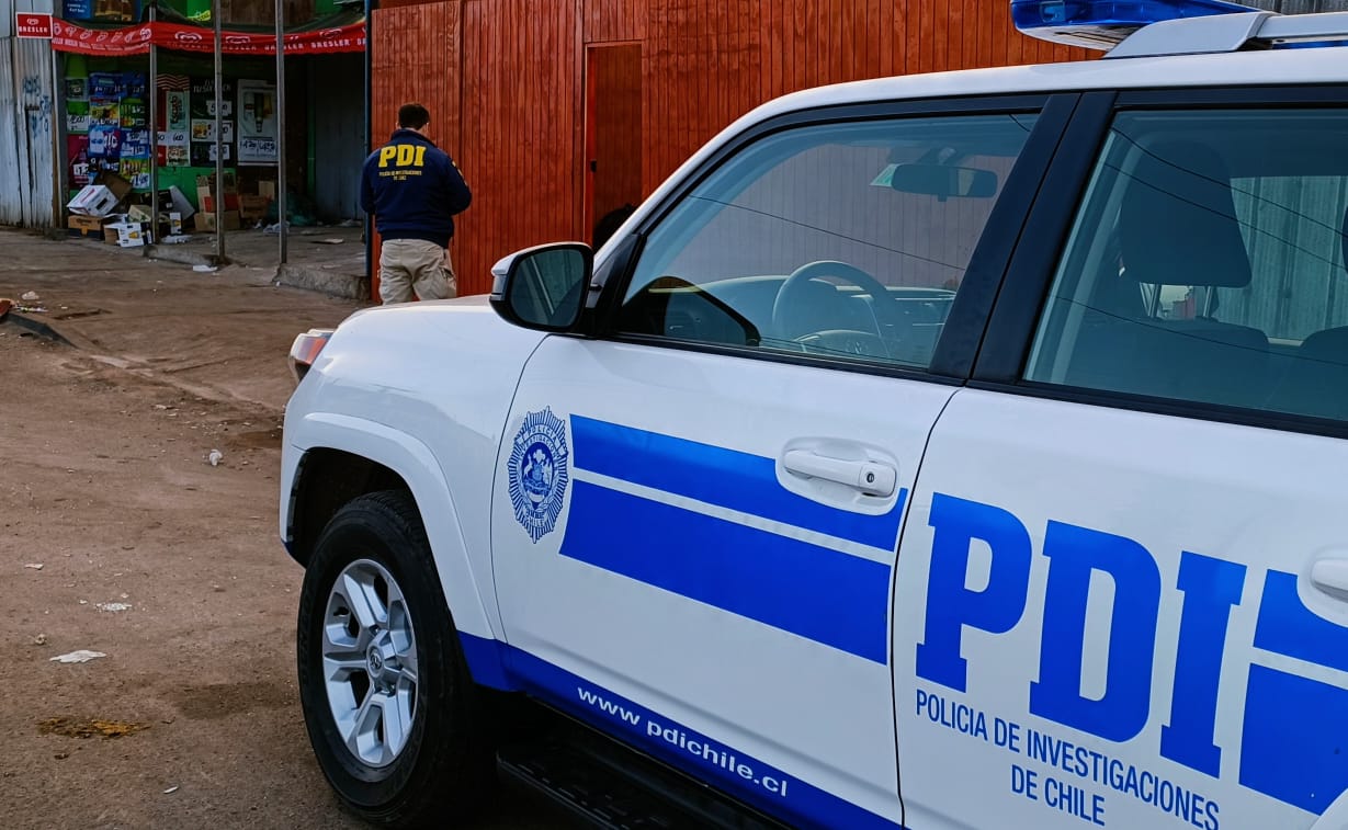PDI Tarapacá detiene al autor del homicidio en contra de ciudadano extranjero ocurrido en Alto Hospicio