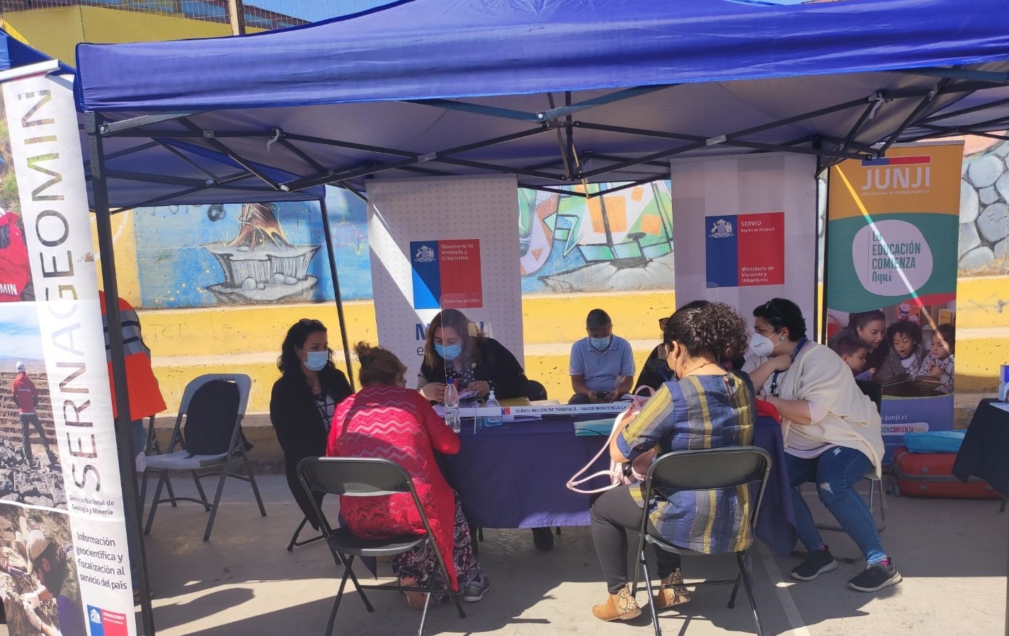 Gobierno en Terreno se instaló en la población “Raúl Rettig” de Alto Hospicio