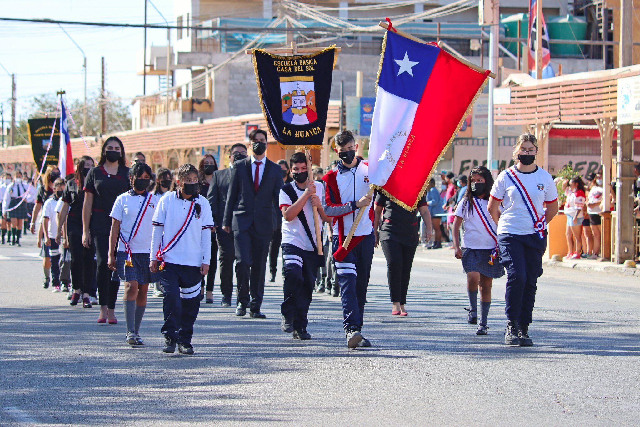 Pozo Almonte rindió homenaje a los héroes del Combate Naval de Iquique y Punta Gruesa