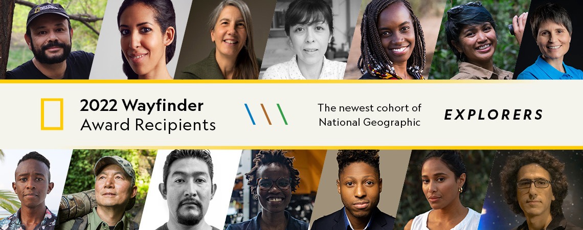 National Geographic Society anuncia a los ganadores de los Premios Wayfinder 2022