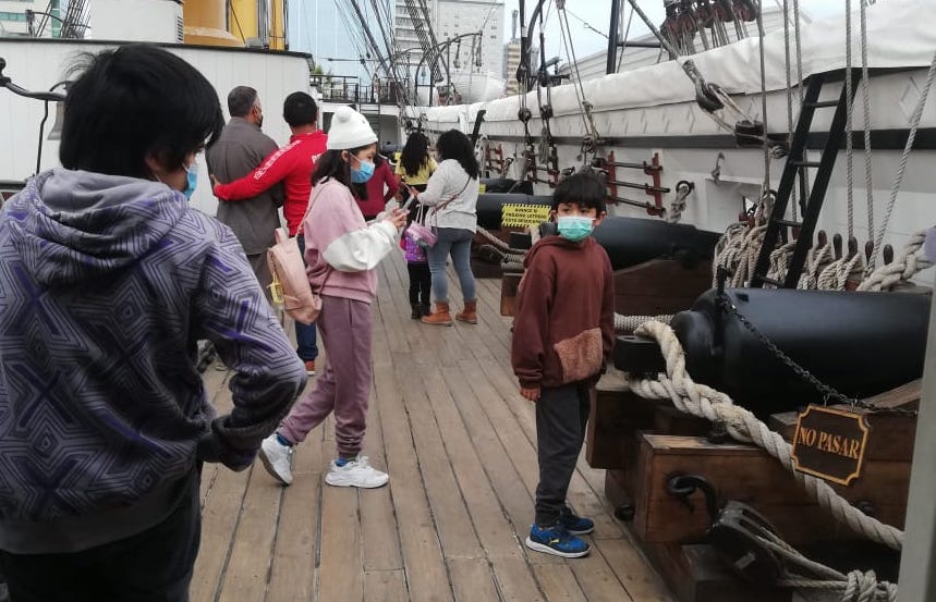 Museo “Corbeta Esmeralda” implementó nuevo sistema de audioguía para el día de los patrimonios￼