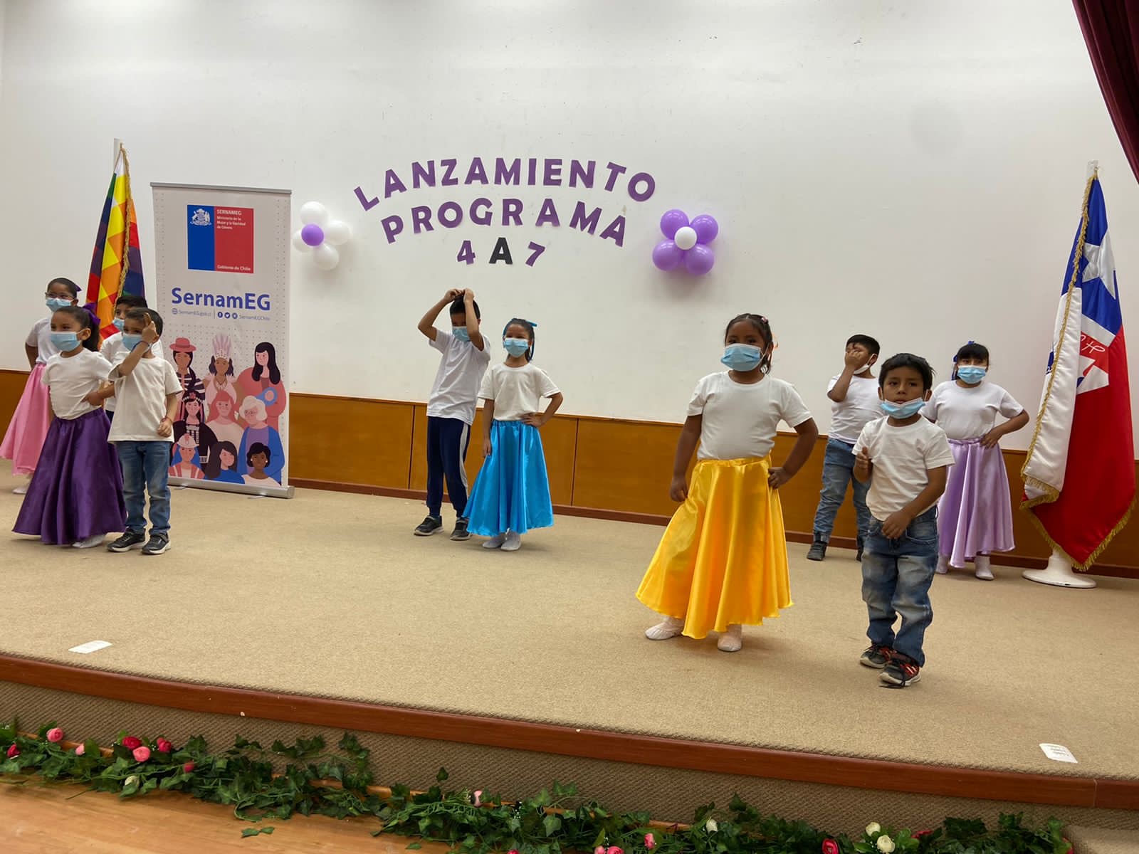 Lanzamiento del Programa 4 a 7 en la comuna de Huara