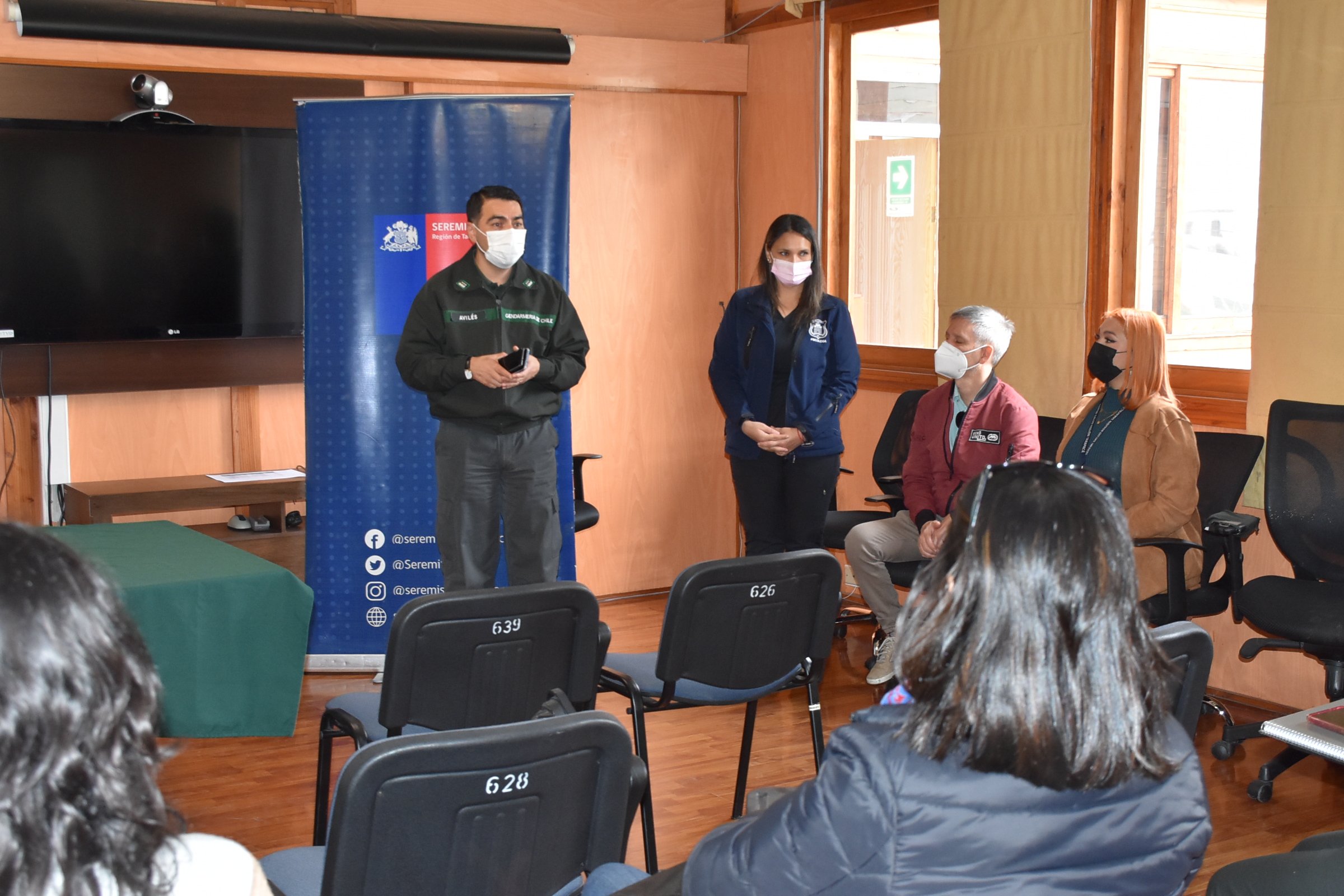 Gendarmería y Seremia de Salud iniciaron capacitación psicológica para funcionarios