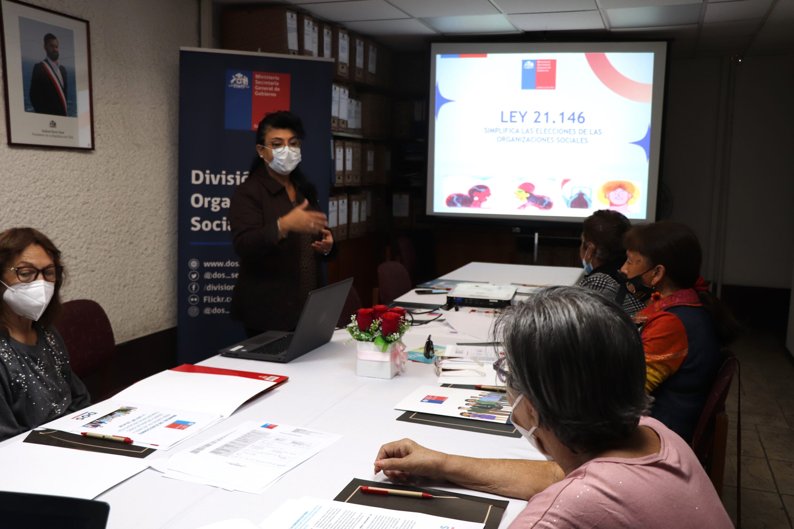 SEGEGOB  Tarapacá inició proceso de capacitación de  la Ley Nº 21.146 para dirigentes sociales￼